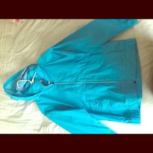Columbia Baby Blue Rain Coat